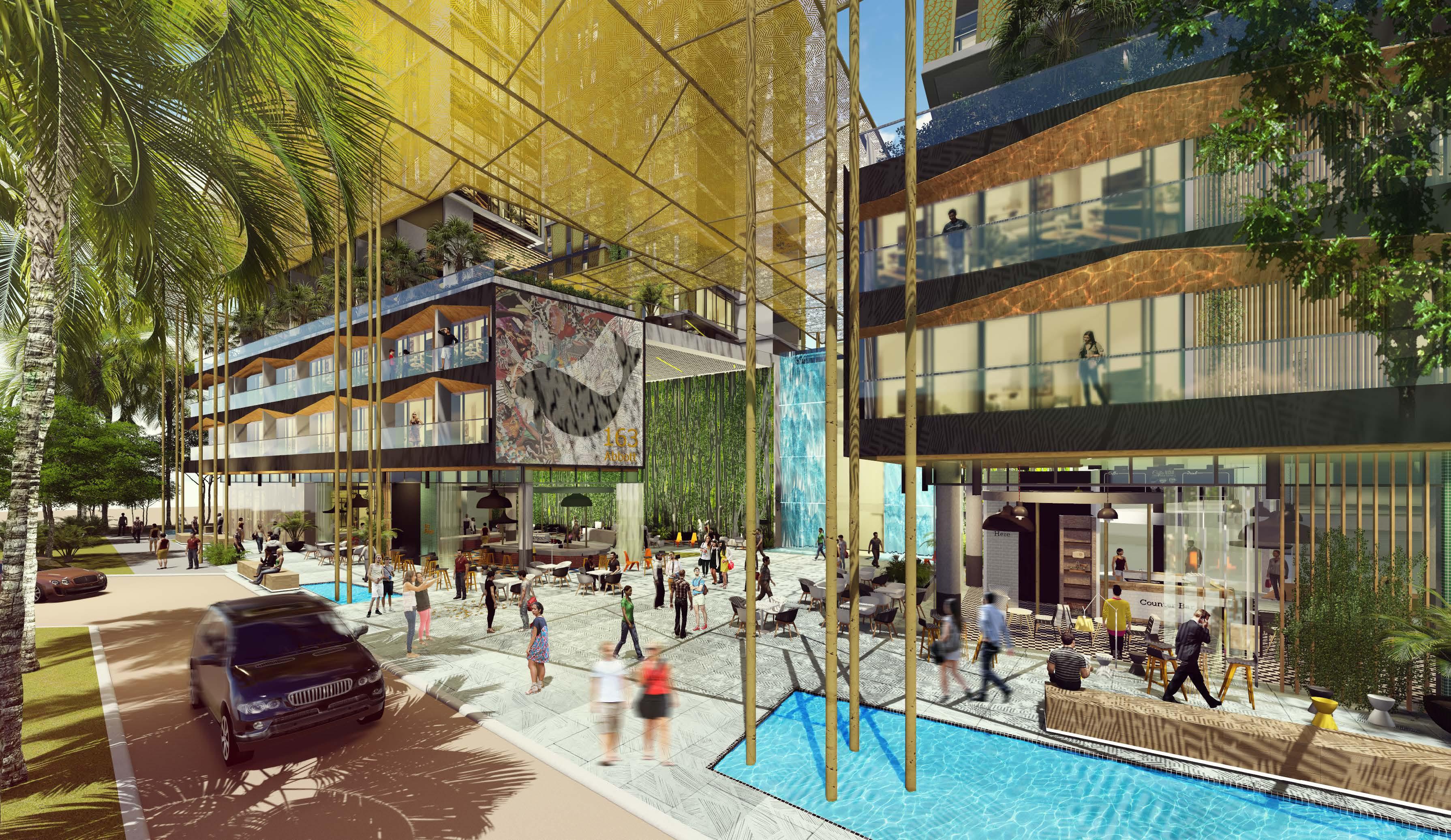 Crystalbrook Bailey Hotel Cairns Eksteriør billede The proposed shopping mall